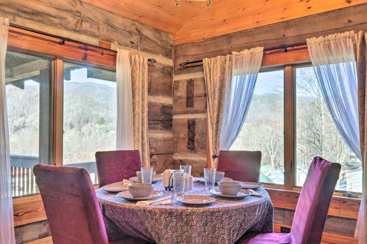 The Cabin At Marys Place With Deck And Mtn Views! Villa Maggie Valley Buitenkant foto